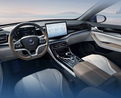 2023 BYD Qin Plus DM-i Champion PHEV Sedan Prodotta in ibrida 55KM/120KM 4 porte 5 posti