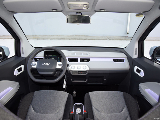 Chery QQ Ice Cream EV Mini Electric Car 3 porte 4 posti Velocità massima 100 KM/h per adulti