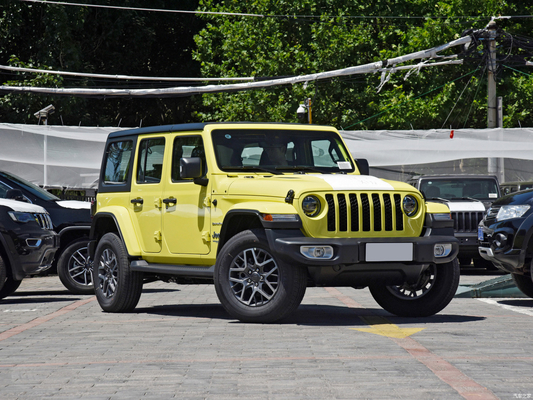 2022 Jeep Wrangler 4-Door 2.0T 4XE Sahara Plug-in Hybrid Fluorescente Giallo Edizione Limitata