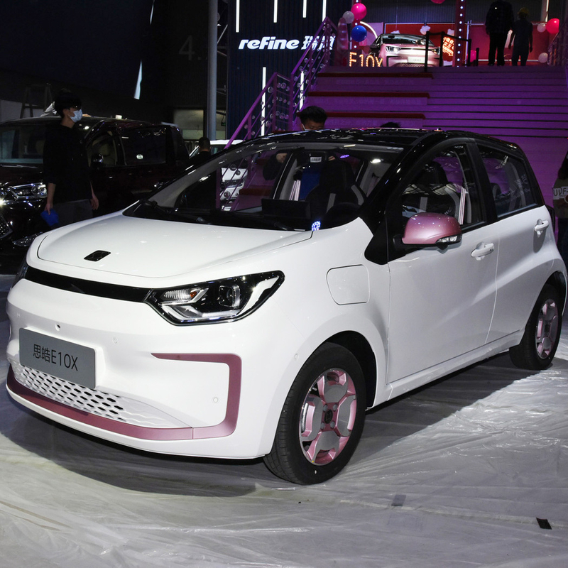 JAC Sehol E10X Flower Fairy Mini Electric Car da Con 1100kg di peso limite per adulti