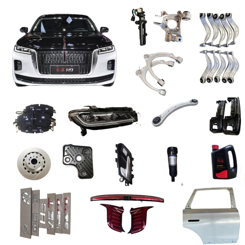 bandiera rossa Hong Qi Tutti i ricambi auto accessori per Hongqi H5 H9 HS5 materiali durevoli