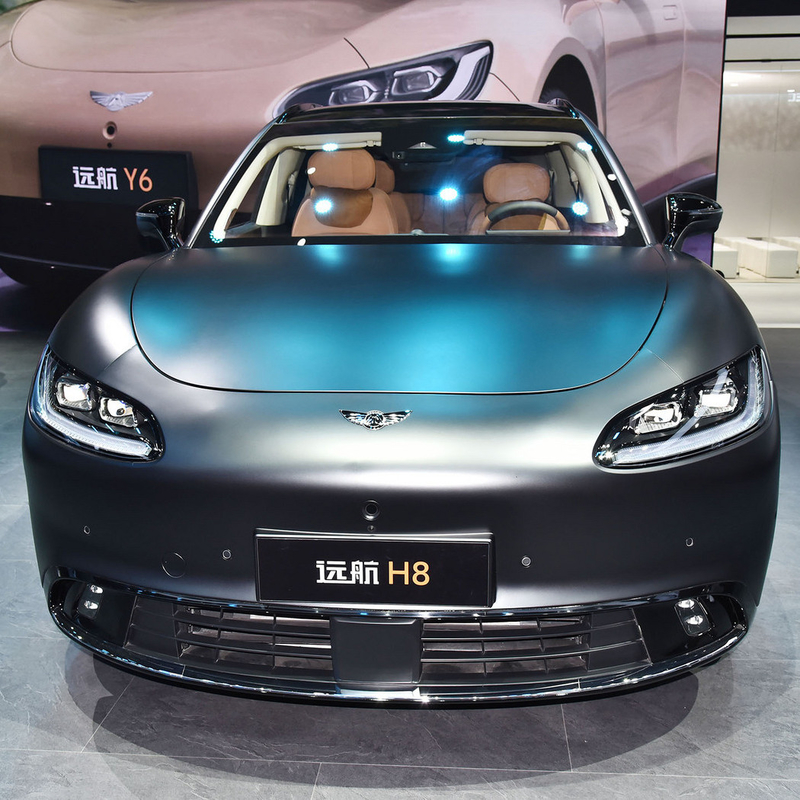 Velocità massima 210KM/h Puro Electric Cruise Range 950km 5 porte 6 posti SUV Yuanhang H8 2023